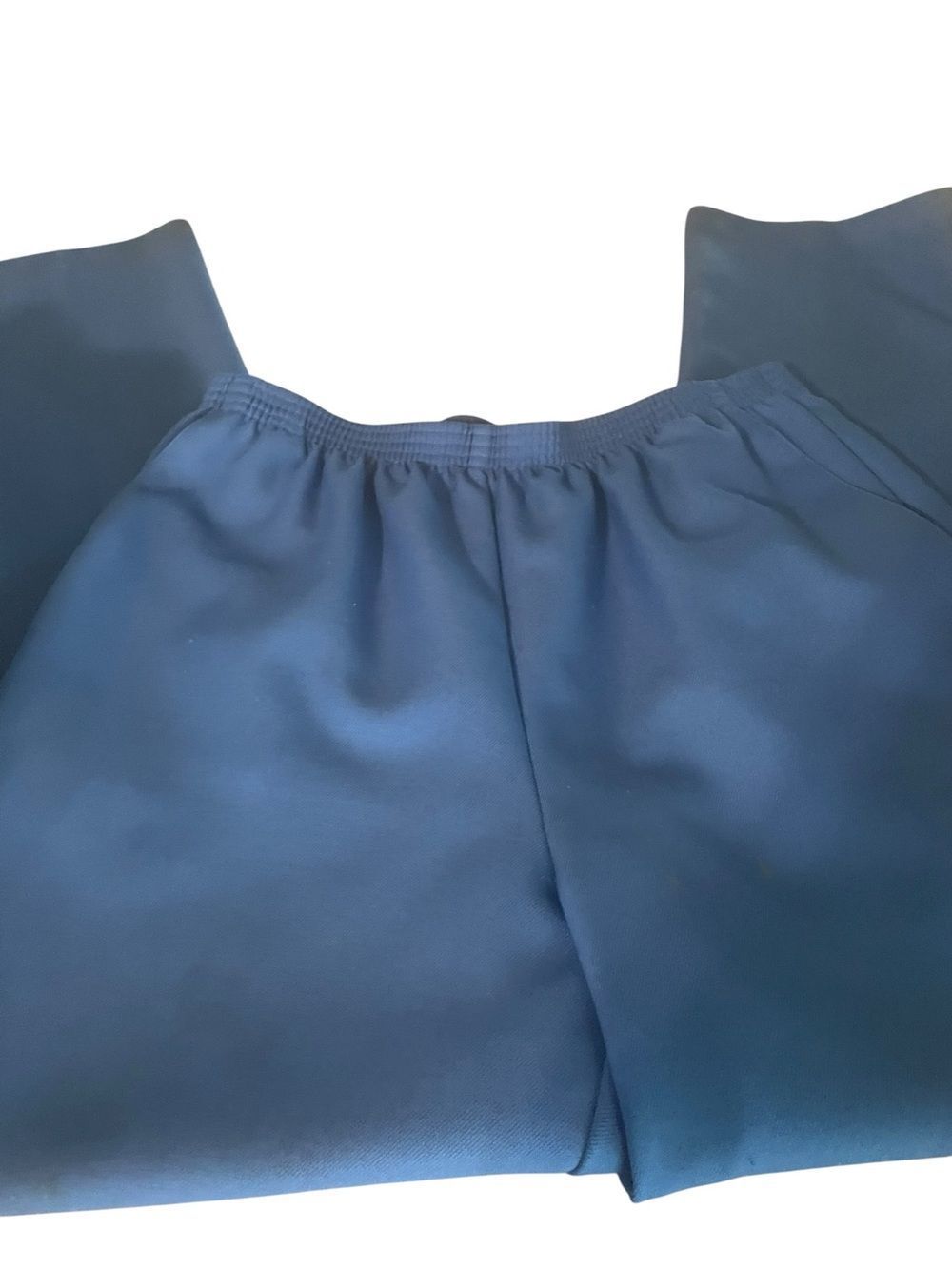 Navy Blue Elastic Waist Pants